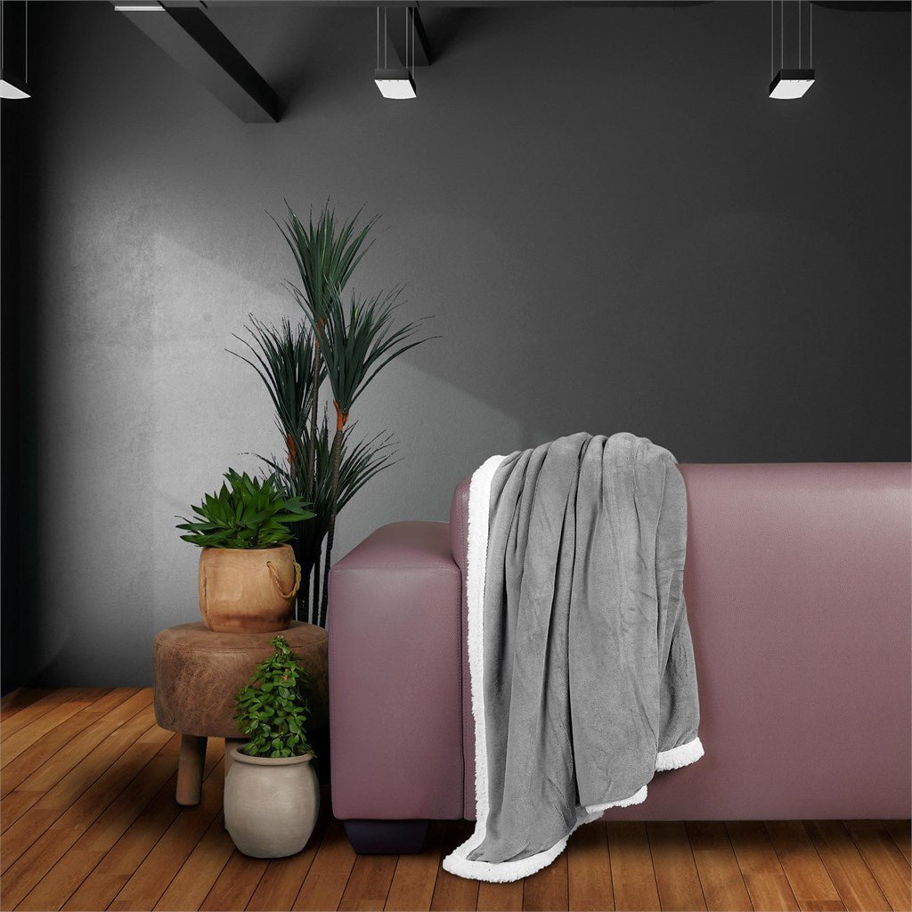 US Basic Mckinley Sherpa Fleece Blanket - Brand your company Logo! Get a quote - Promo Lingo