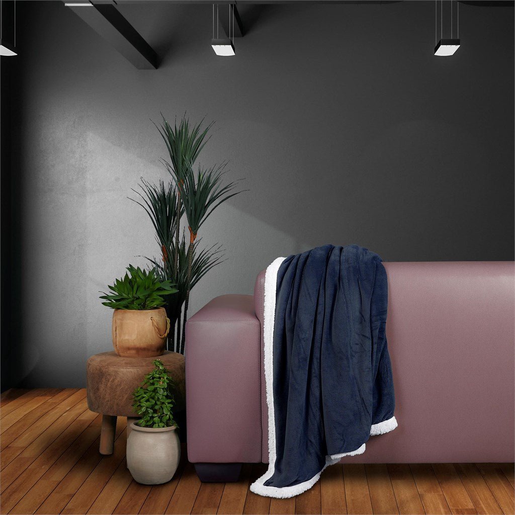 US Basic Mckinley Sherpa Fleece Blanket - Brand your company Logo! Get a quote - Promo Lingo