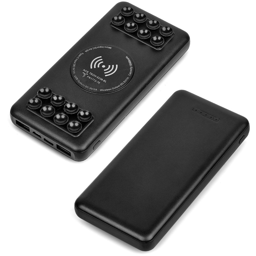 Vader Wireless Charging Suction Power Bank - 10,000mAh - Brand your company Logo! Get a quote - Promo Lingo