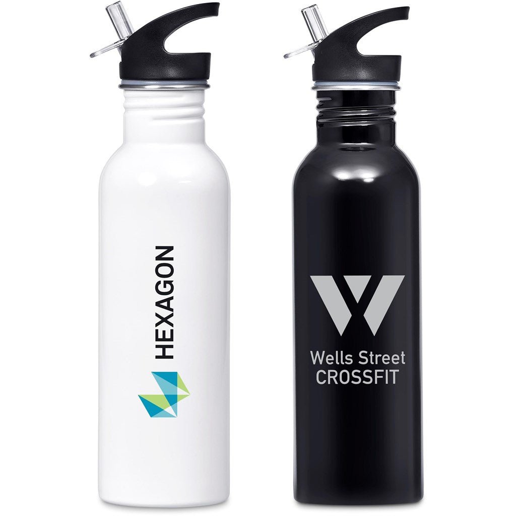 Ventura Stainless Steel Water Bottle – 750ml for Easy Sipping - Brand your company Logo! Get a quote - Promo Lingo