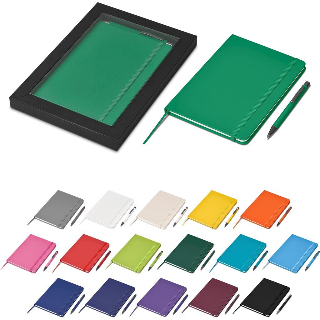 Viola Notebook & Pen Set - Brand your company Logo! Get a quote - Promo Lingo