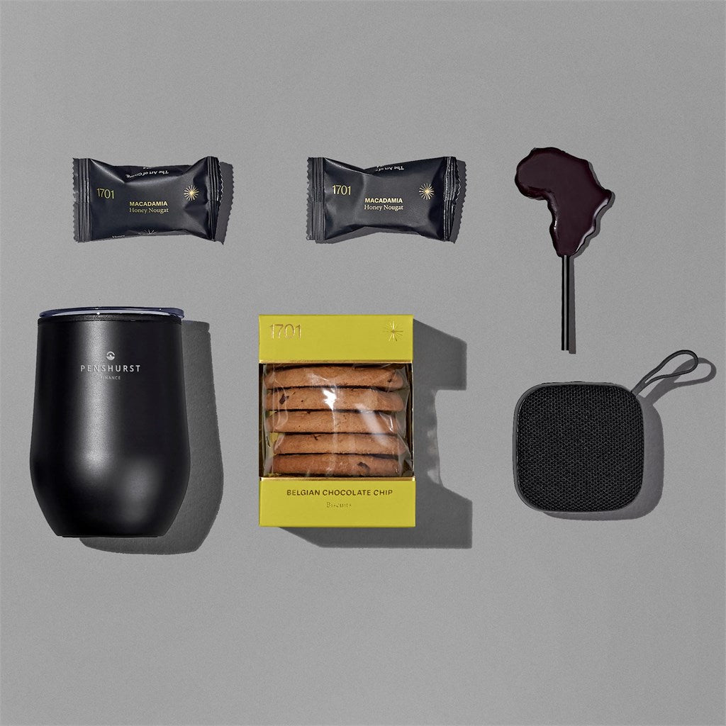 Yatta Beat Box Hamper: Music and Treats Delivered Elegantly - Brand your company Logo! Get a quote - Promo Lingo