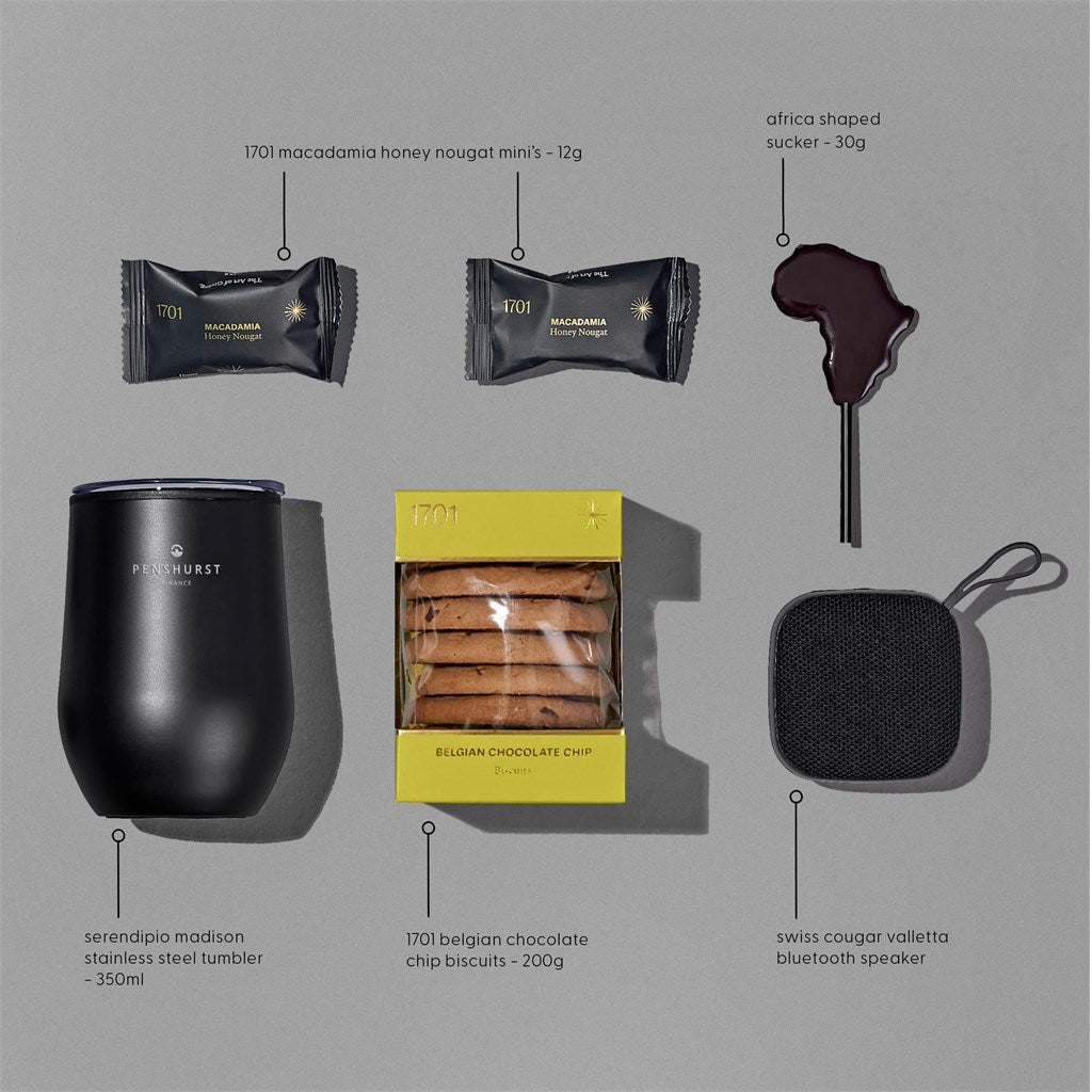 Yatta Beat Box Hamper: Music and Treats Delivered Elegantly - Brand your company Logo! Get a quote - Promo Lingo