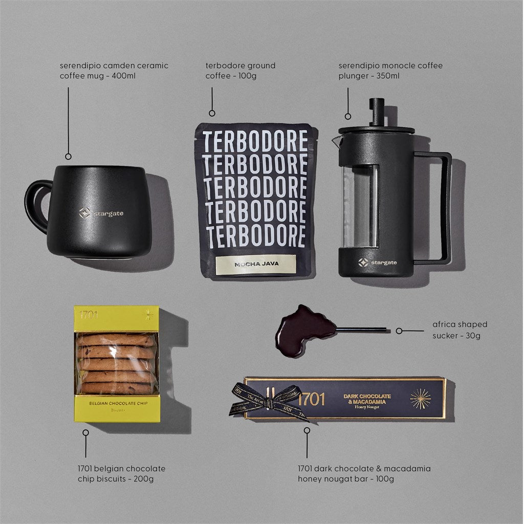 Yatta Brew - Box Hamper: Luxury Coffee Experience Gift Set - Brand your company Logo! Get a quote - Promo Lingo