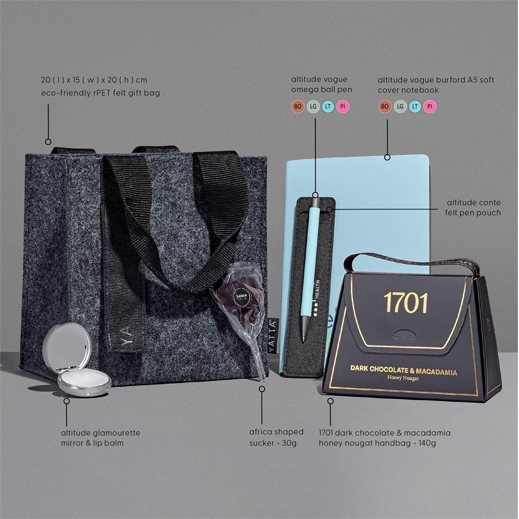Yatta Elegant Essentials Hamper for Sophisticated Gifting - Brand your company Logo! Get a quote - Promo Lingo
