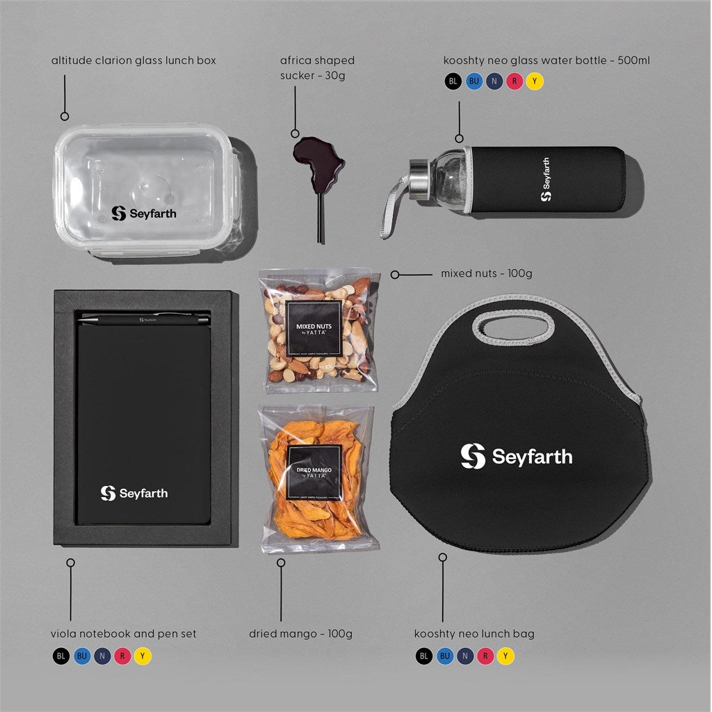 Yatta Funky Fusion Hamper: Fun and Functional Gift Set - Brand your company Logo! Get a quote - Promo Lingo