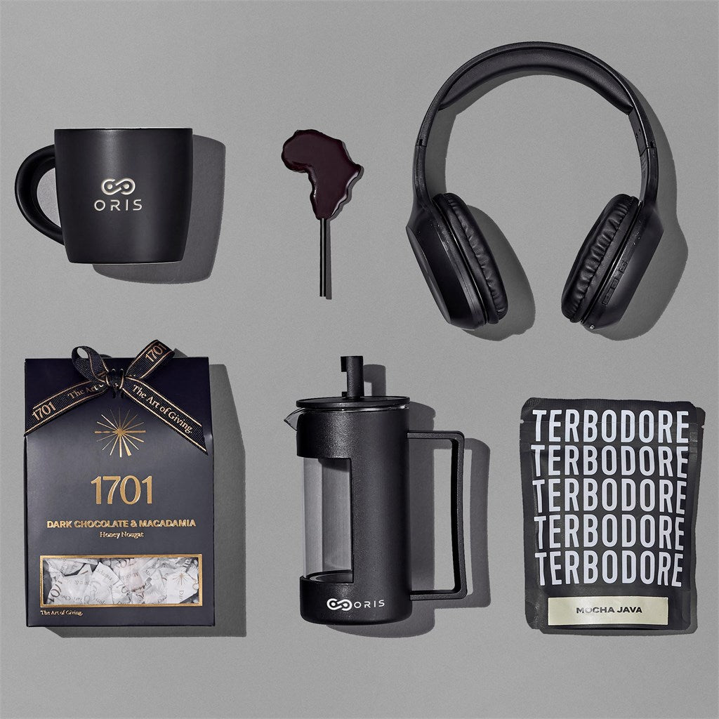 Yatta Hampin Hot Hamper: Luxury Coffee Experience Unleashed - Brand your company Logo! Get a quote - Promo Lingo