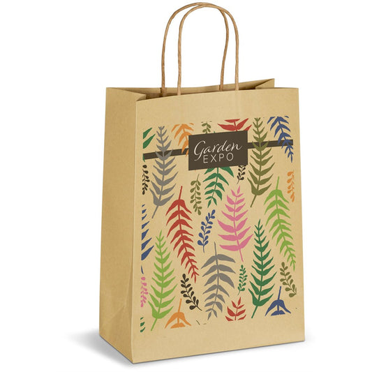 Altitude Ecological Digital Print Midi Paper Gift Bag 150gsm for Eco-Friendly Branding