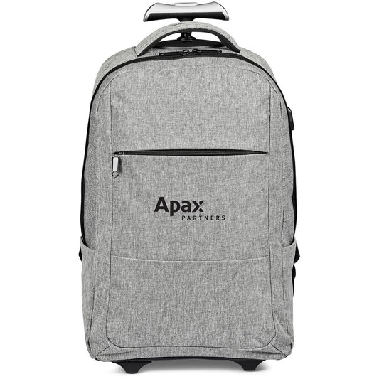 Swiss Cougar San Marino Laptop Trolley Backpack with USB Port for Business Travelers