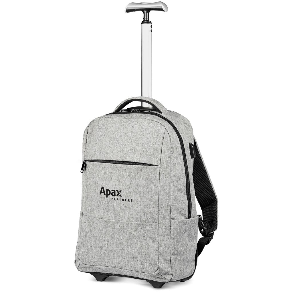 Swiss Cougar San Marino Laptop Trolley Backpack with USB Port for Business Travelers