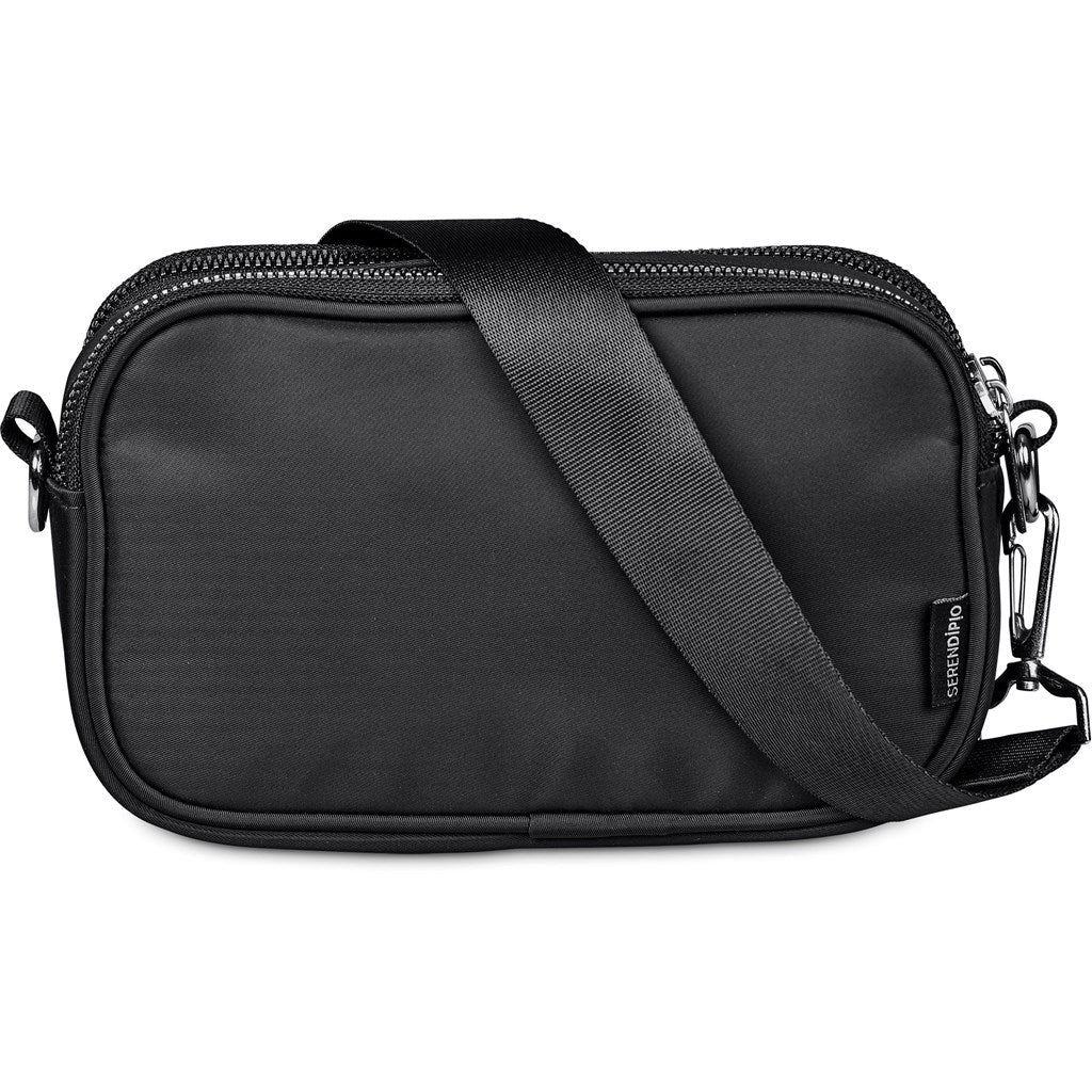Serendipio Unisex Pitori Crossbody Bag with Dual Compartments