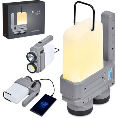 Swiss Cougar Beijing Lantern &amp; Power Bank met 2,400mAh vir buitelugavonture