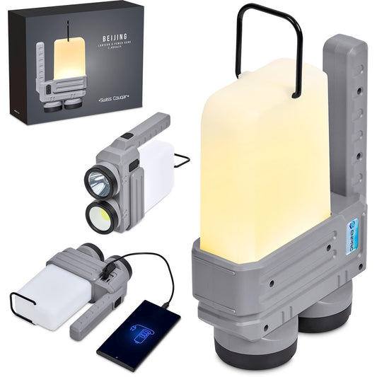 Swiss Cougar Beijing Lantern & Power Bank with 2,400mAh for Outdoor Adventures