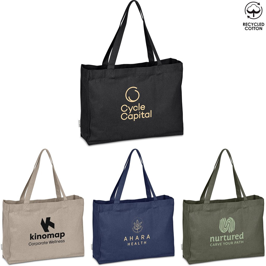 Okiyo Subarashi Recycled Canvas Tote for Sustainable Style