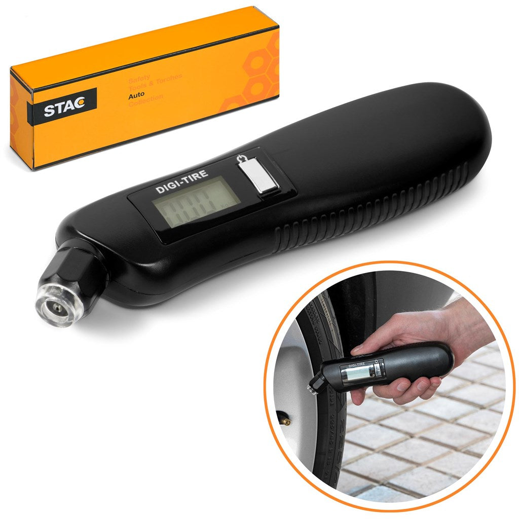 Stac 3-in-1 digitale meter met LED-lig en flitslig