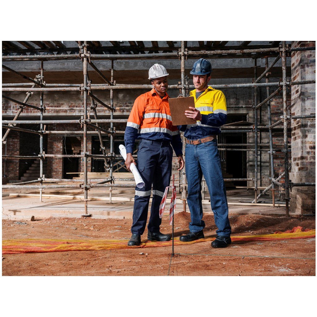 Access Vented Two - Tone Reflective Work Shirt - Brand your company Logo! Get a quote - Promo Lingo
