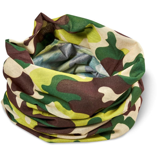 Adults Camo Flexi Tubular Bandana - Green - Brand your company Logo! Get a quote - Promo Lingo