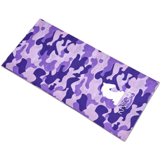 Adults Camo Flexi Tubular Bandana - Purple - Brand your company Logo! Get a quote - Promo Lingo