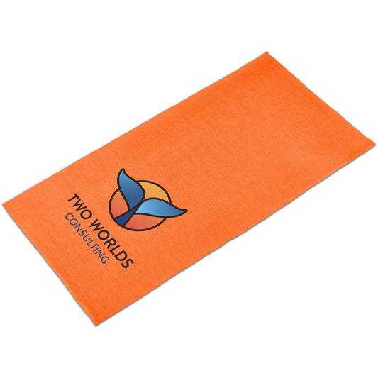 Adults Flexi Tubular Bandana - Orange - Brand your company Logo! Get a quote - Promo Lingo