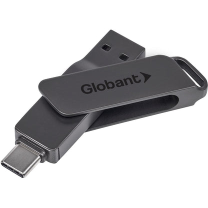 Alex Varga Atraxia Dual Flash Drive – 64GB - Brand your company Logo! Get a quote - Promo Lingo