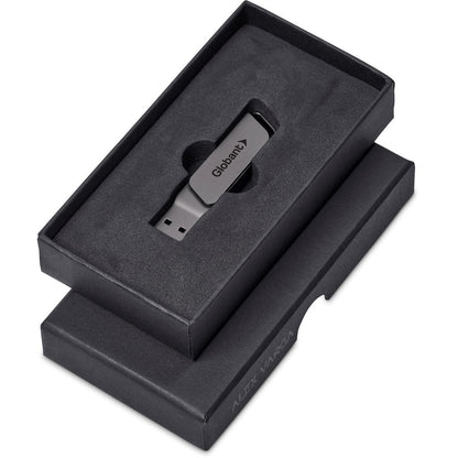 Alex Varga Atraxia Dual Flash Drive – 64GB - Brand your company Logo! Get a quote - Promo Lingo