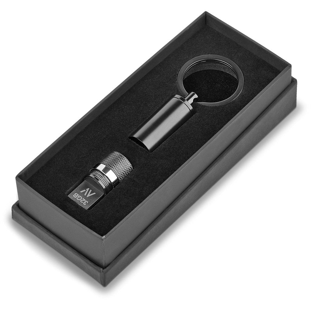 Alex Varga Blofeld Flash Drive Keyholder - 32GB - Brand your company Logo! Get a quote - Promo Lingo