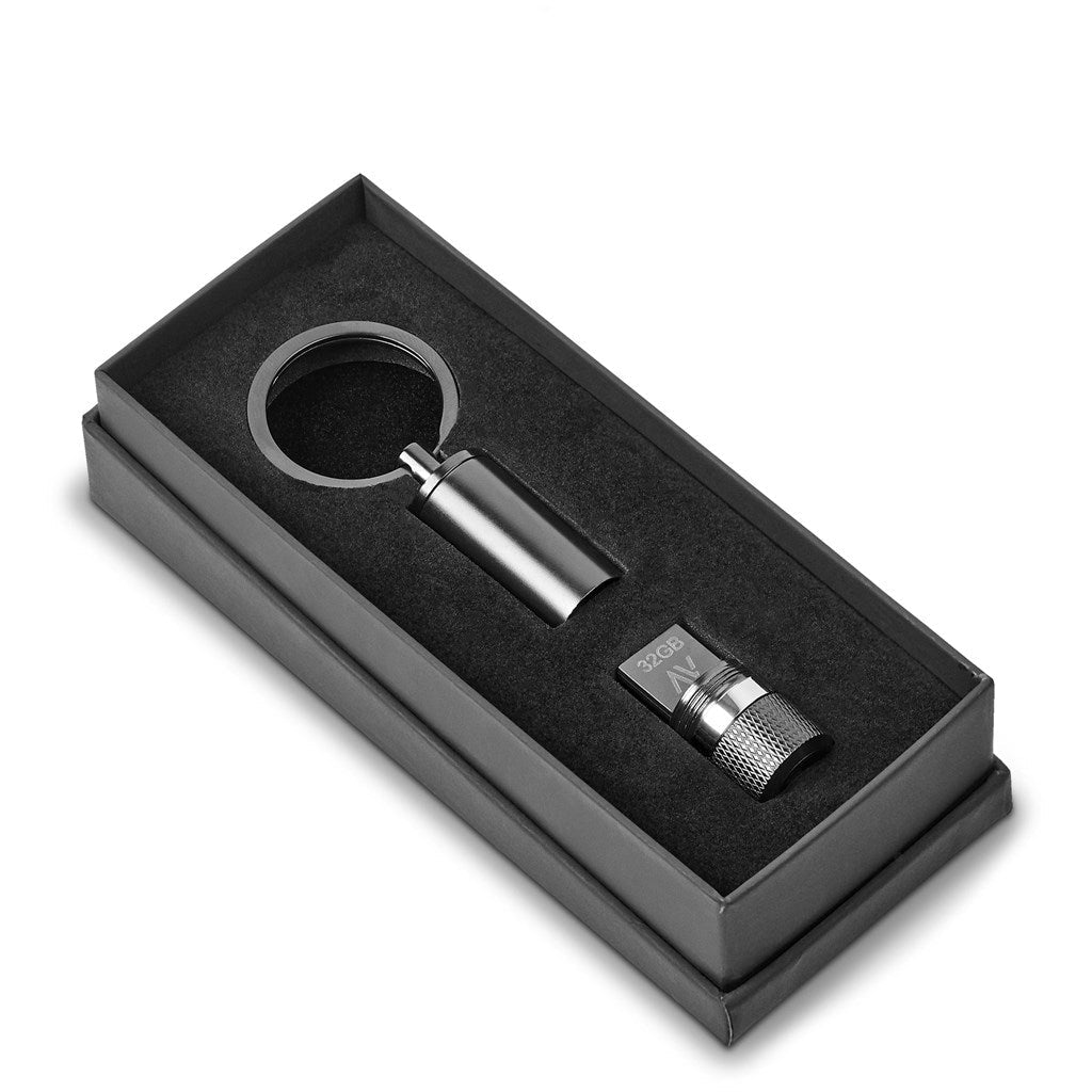 Alex Varga Blofeld Flash Drive Keyholder - 32GB Flash Drives - Get the best branded items from - Promo Lingo