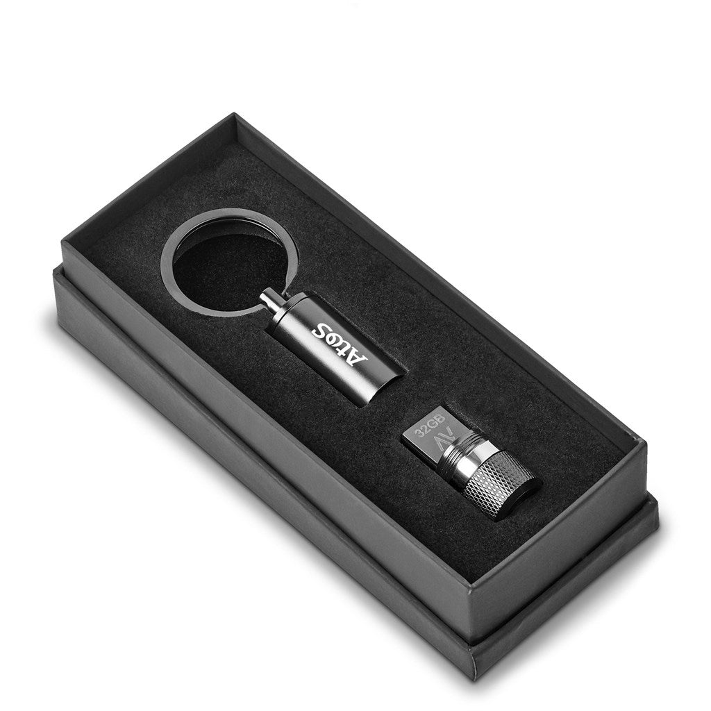 Alex Varga Blofeld Flash Drive Keyholder - 32GB Flash Drives - Get the best branded items from - Promo Lingo