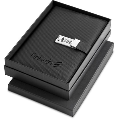 Alex Varga Chapman Code - Lock Hard Cover Notebook - Brand your company Logo! Get a quote - Promo Lingo