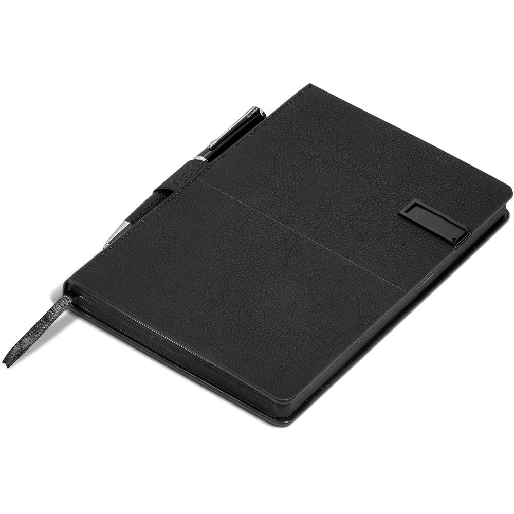 Alex Varga Corinthia Flash Drive Notebook & Pen Set - 32GB Elegance - Brand your company Logo! Get a quote - Promo Lingo