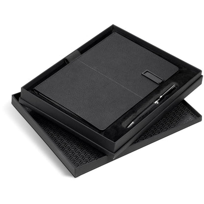 Alex Varga Corinthia Flash Drive Notebook & Pen Set - 32GB Elegance - Brand your company Logo! Get a quote - Promo Lingo