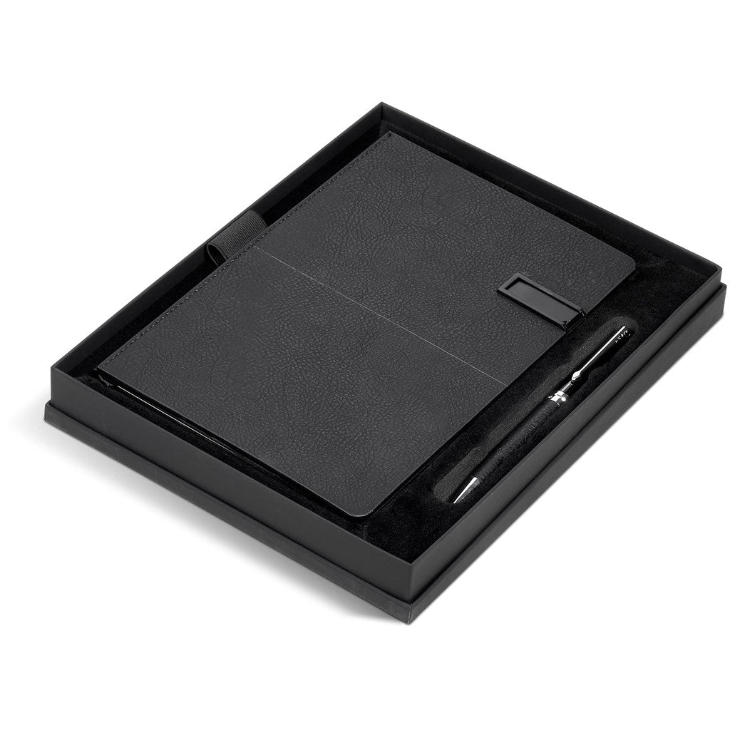 Alex Varga Corinthia Flash Drive Notebook & Pen Set - 32GB Elegance - Brand your company Logo! Get a quote - Promo Lingo