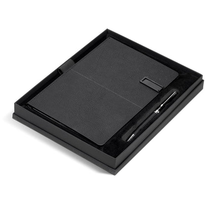 Alex Varga Corinthia Flash Drive Notebook & Pen Set - 32GB Elegance - Brand your company Logo! Get a quote - Promo Lingo