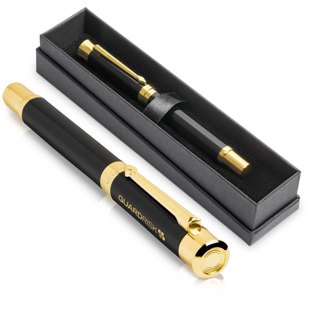 Alex Varga Corona Rollerball Pen for Effortless Writing - Brand your company Logo! Get a quote - Promo Lingo