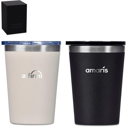 Alex Varga Figo Stainless Steel Vacuum Tumbler – 370ml Hot or Cold - Brand your company Logo! Get a quote - Promo Lingo