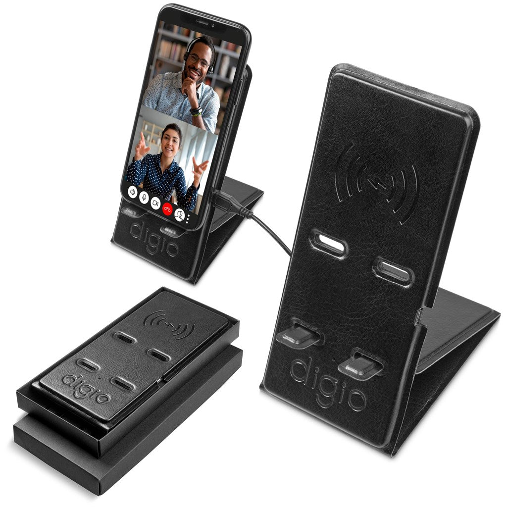 Alex Varga Hoffman Wireless Charging Phone Stand - Brand your company Logo! Get a quote - Promo Lingo