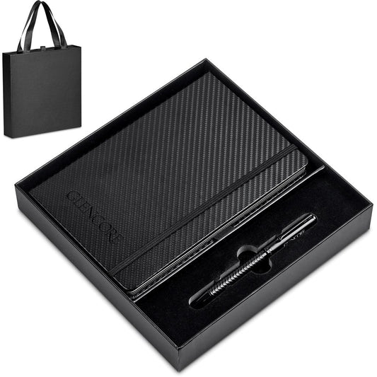 Alex Varga Lagarna Notebook & Pen Set in Stylish Design - Brand your company Logo! Get a quote - Promo Lingo