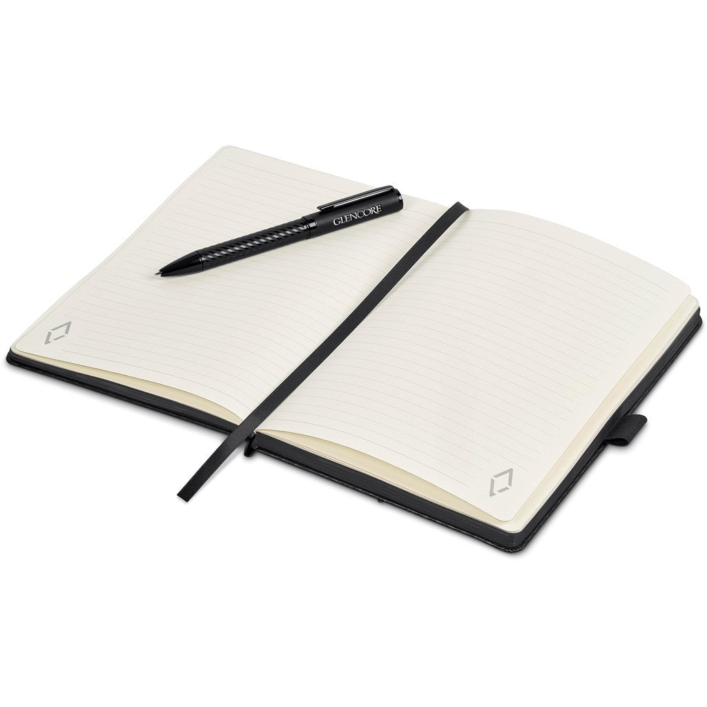 Alex Varga Lagarna Notebook & Pen Set in Stylish Design - Brand your company Logo! Get a quote - Promo Lingo