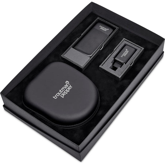 Alex Varga Listrell Gift Set: Premium Tech Essentials - Brand your company Logo! Get a quote - Promo Lingo