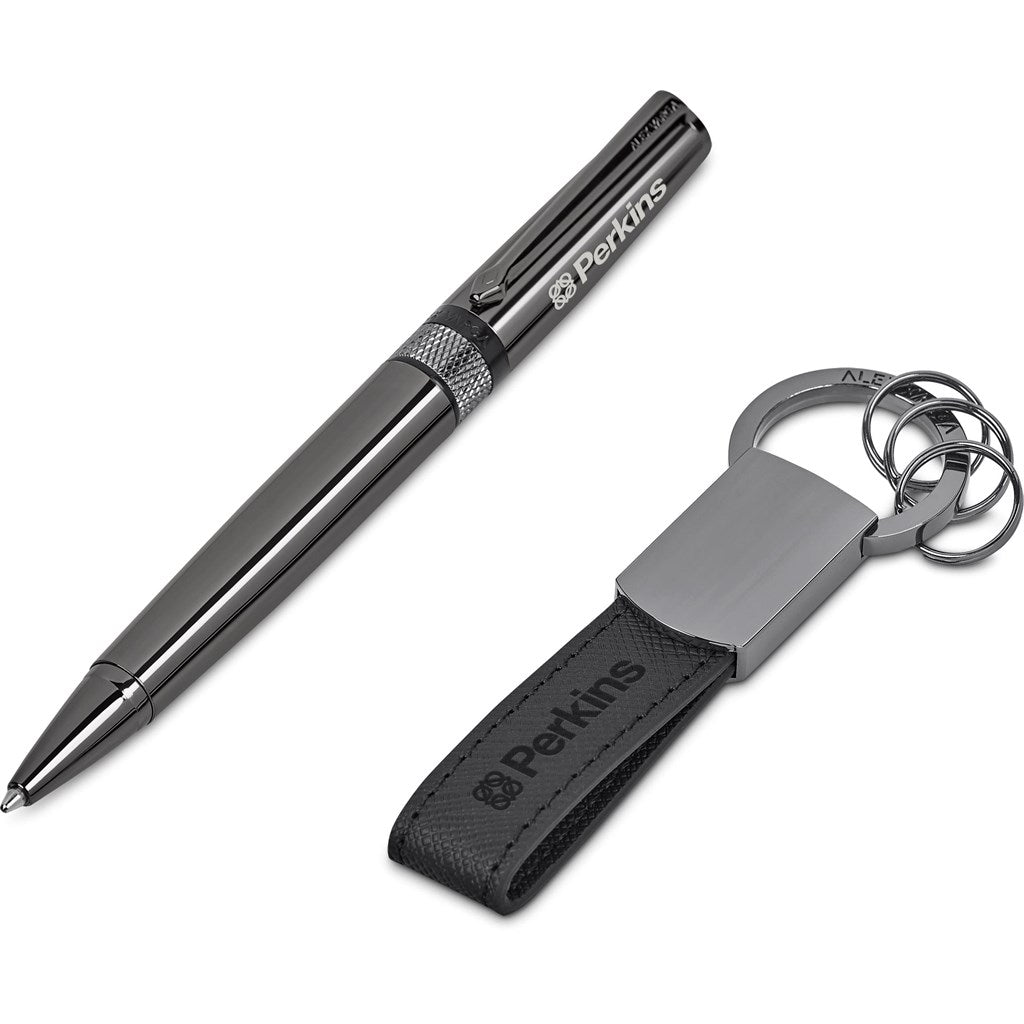 Alex Varga Nilsson Gift Set: Elegant Pen and Keyholder - Brand your company Logo! Get a quote - Promo Lingo