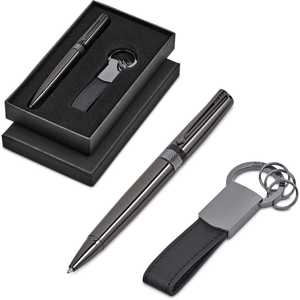 Alex Varga Nilsson Gift Set: Elegant Pen and Keyholder - Brand your company Logo! Get a quote - Promo Lingo