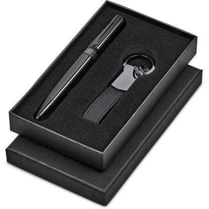 Alex Varga Nilsson Gift Set: Elegant Pen and Keyholder - Brand your company Logo! Get a quote - Promo Lingo