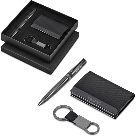 Alex Varga Nordberg Gift Set: Elegant Pen and Accessories - Brand your company Logo! Get a quote - Promo Lingo