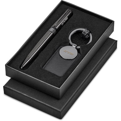 Alex Varga Olsson Gift Set: Pen and Keyholder Duo - Brand your company Logo! Get a quote - Promo Lingo