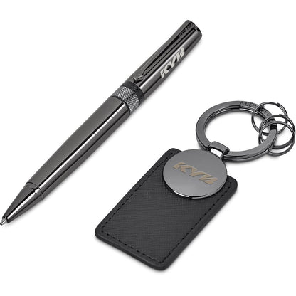 Alex Varga Olsson Gift Set: Pen and Keyholder Duo - Brand your company Logo! Get a quote - Promo Lingo