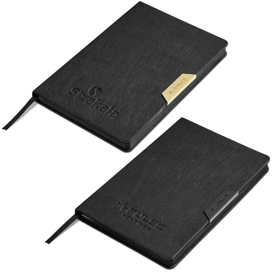 Alex Varga Onassis A5 Hard Cover Notebook - Brand your company Logo! Get a quote - Promo Lingo