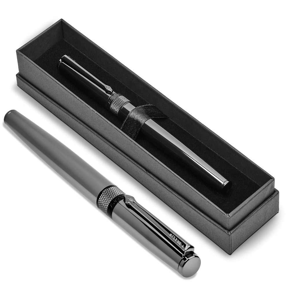 Alex Varga Phenom Rollerball Elegant Gunmetal Finish Pen - Brand your company Logo! Get a quote - Promo Lingo