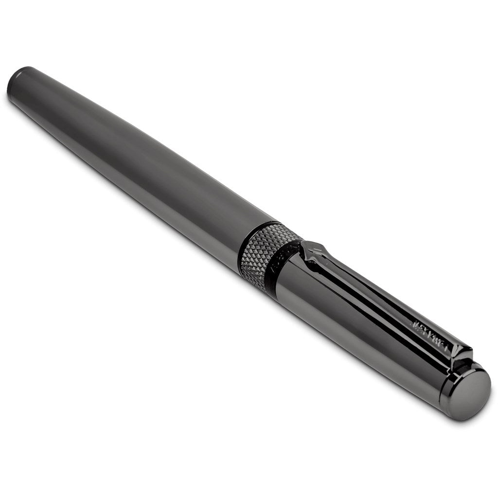 Alex Varga Phenom Rollerball Elegant Gunmetal Finish Pen - Brand your company Logo! Get a quote - Promo Lingo