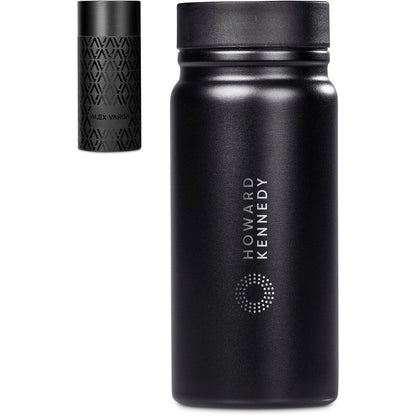 Alex Varga Ramos Stainless Steel Vacuum Tumbler – 400ml Travel Mug - Brand your company Logo! Get a quote - Promo Lingo