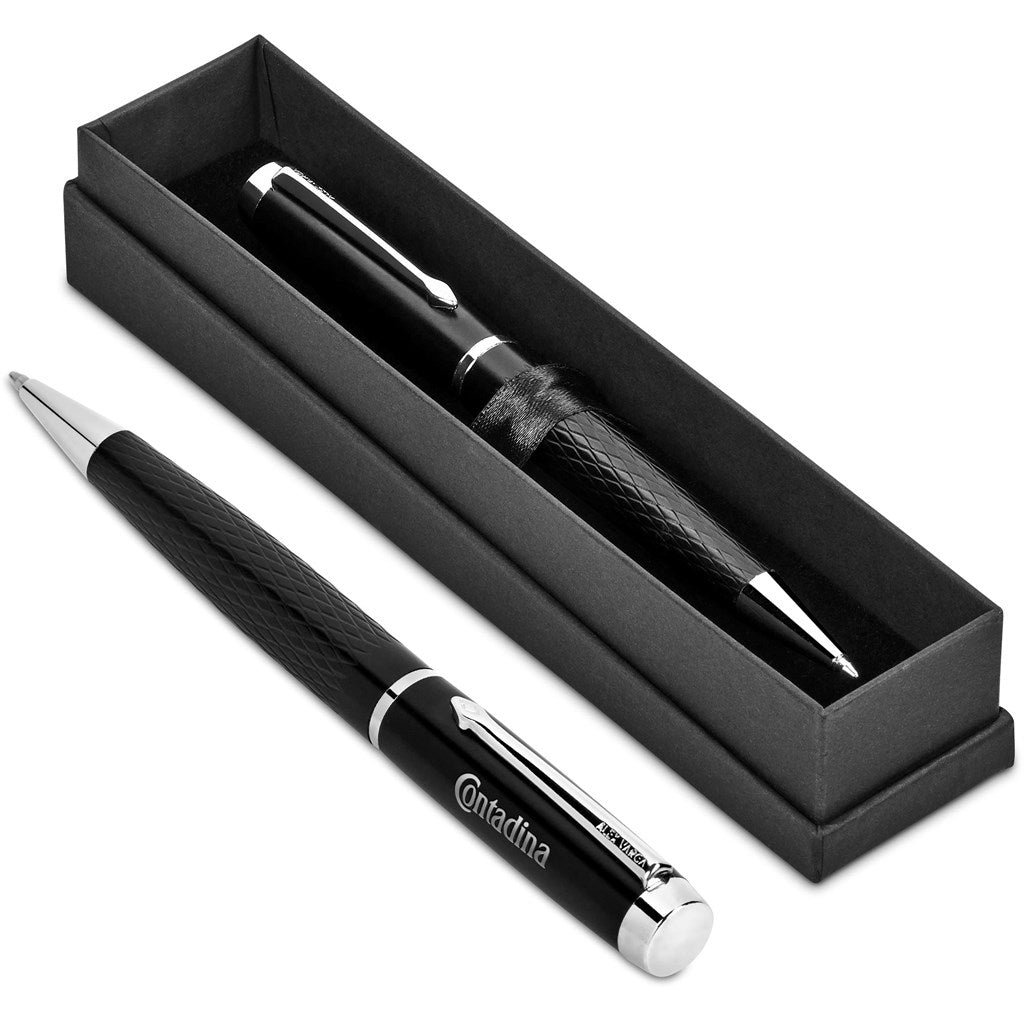 Alex Varga Sashenka Ball Pen with Elegant Chrome Design - Brand your company Logo! Get a quote - Promo Lingo